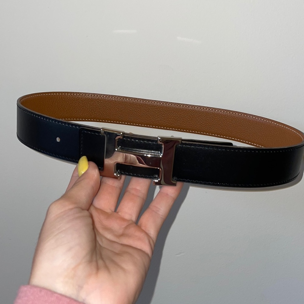 Authentic Reversible Hermes Belt